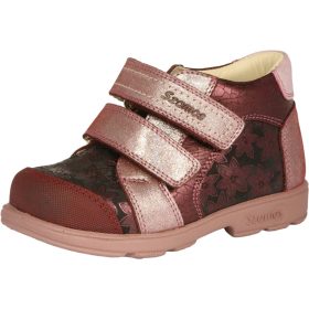 Szamos supinált lány bokacipő 34 bordó