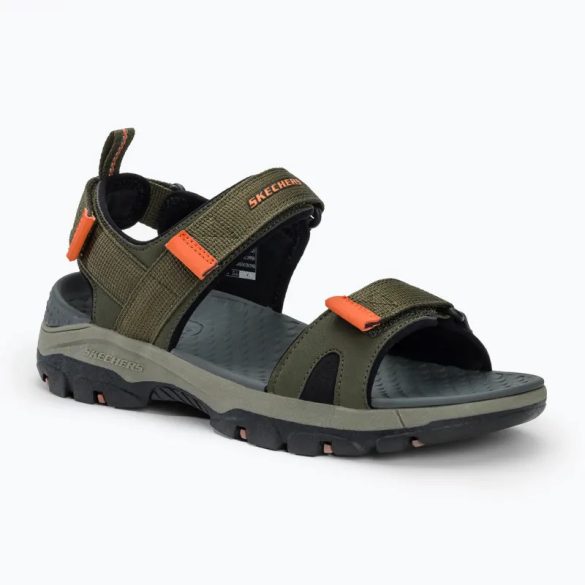 SKECHERS FÉRFI SZANDÁL 41 OLIVAZÖLD