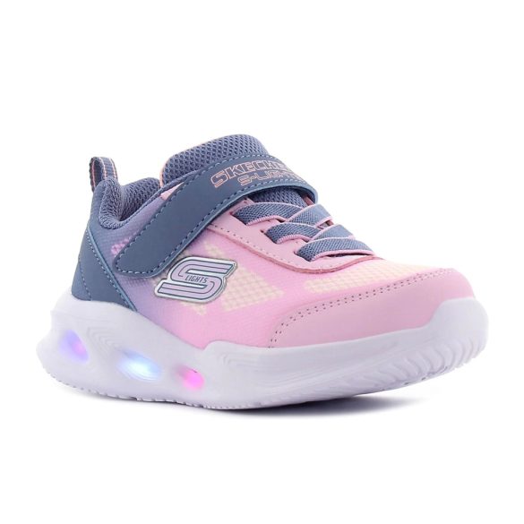 SKECHERS LÁNY SPORTCIPŐ 27 LED VILL.PINK
