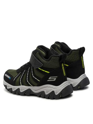 SKECHERS FIÚ BÉLELT VÍZÁLLÓ CIPŐ 34 ZÖLD