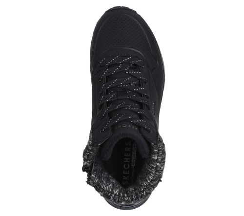 SKECHERS UNO GHETE ÎMBLĂNITE FATĂ 33 NEGRU