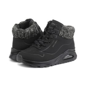 SKECHERS UNO LÁNY BÉLELT CIPŐ 34 FEKETE