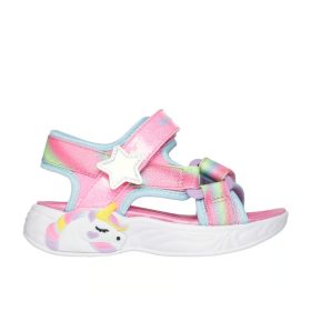 SKECHERS sandale fete 21 cu LED și unicorn