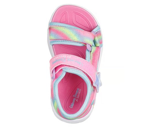 SKECHERS sandale fete 21 cu LED și unicorn