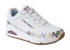 SKECHERS NŐI SPORTCIPŐ UNO 38 LOVE/WHITE