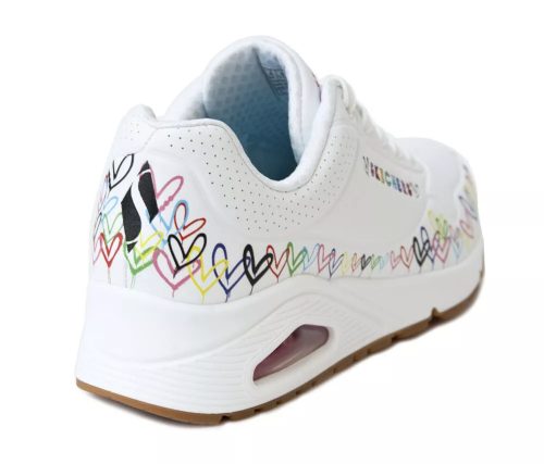 SKECHERS NŐI SPORTCIPŐ UNO 38 LOVE/WHITE