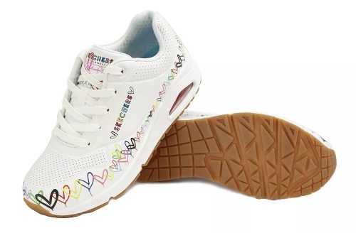 SKECHERS NŐI SPORTCIPŐ UNO 39 LOVE/WHITE