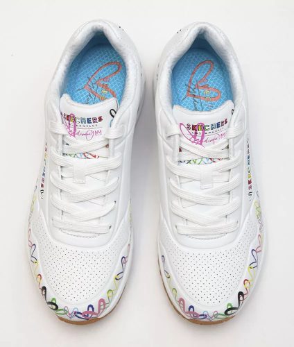 SKECHERS NŐI SPORTCIPŐ UNO 39 LOVE/WHITE