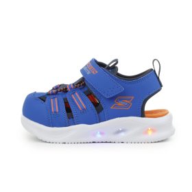 SKECHERS FIÚ ORROS SZANDÁL 23 KÉK LED