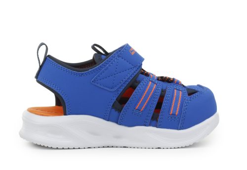 SKECHERS FIÚ ORROS SZANDÁL 26 KÉK LED