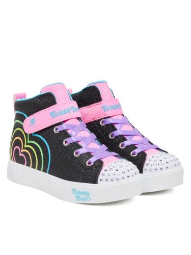 SKECHERS LÁNY BOKACIPŐ 33 LED SZÍV