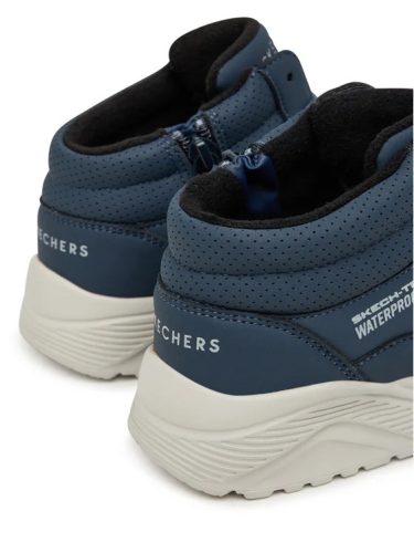 SKECHERS Ghete îmblănite băieți 34 albastru cu LED