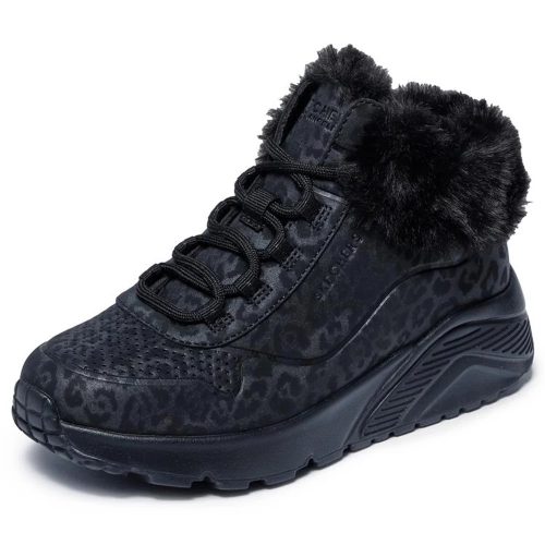 SKECHERS LÁNY BÉLELT BAKANCS 35 LEOPARD