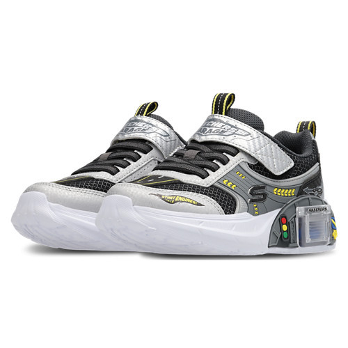 SKECHERS FIÚ SPORTCIPŐ GARAGE 28,5 SILV.