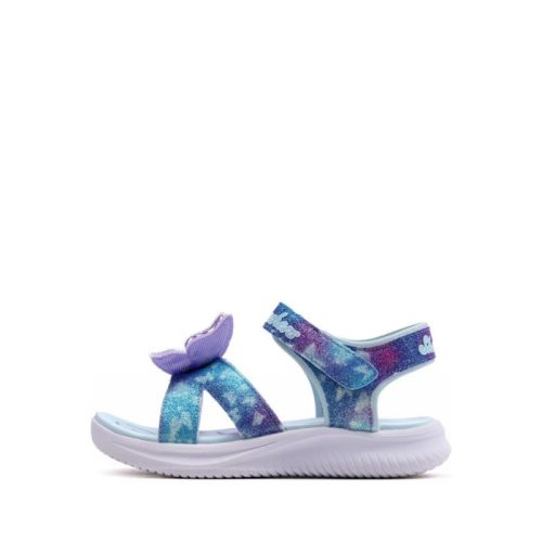SKECHERS LÁNY SZANDÁL 30 KÉK LED PILL.