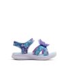 SKECHERS LÁNY SZANDÁL 32 KÉK LED PILL.,