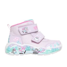 SKECHERS LÁNY ÁTMENETI BOKACIPŐ 25 LILA