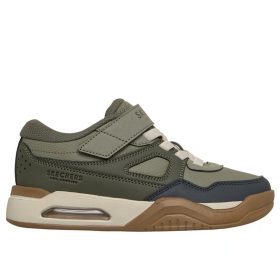 SKECHERS FIÚ ÁTMENETI BOKACIPŐ 34 ZÖLD