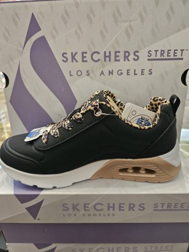 SKECHERS LÁNY SPORTCIPŐ 34 UNO LEOPARD