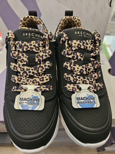 SKECHERS LÁNY SPORTCIPŐ 34 UNO LEOPARD
