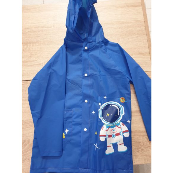 Esőkabát fiú űrhajós kék