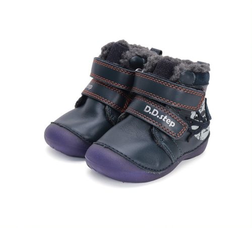 D.D.STEP ghete de iarnă îmblănite pentru băieți mărimea 20