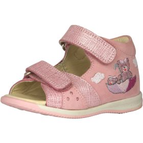 SZAMOS sandale fetiță 24 roz cu ursuleț