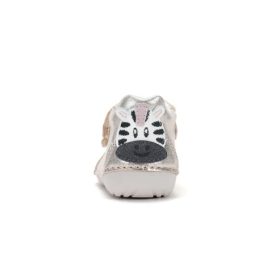 D.D.STEP LÁNY ZÁRT BOKACIPŐ 19 ZEBRA