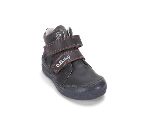 D.D.STEP FIÚ VILLOGÓ BOKACIPŐ 26 GRAFIT