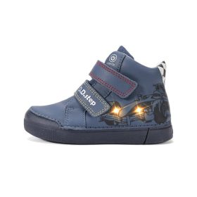 D.D.STEP FIÚ VILLOGÓ BOKACIPŐ 25 KÉK