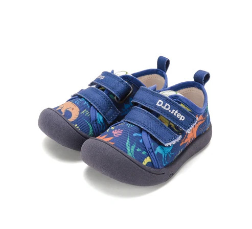 D.D.STEP FIÚ VÁSZONCIPŐ 24 KÉK DINO