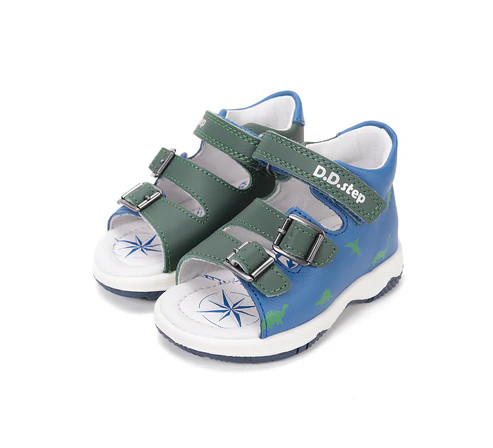 D.D.STEP FIÚ SZANDÁL 22 DINO KÉK-ZÖLD