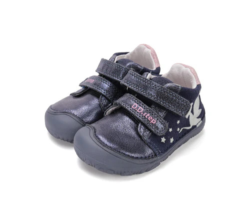 D.D.STEP pantofi barefoot închiși pentru fete mărimea 25