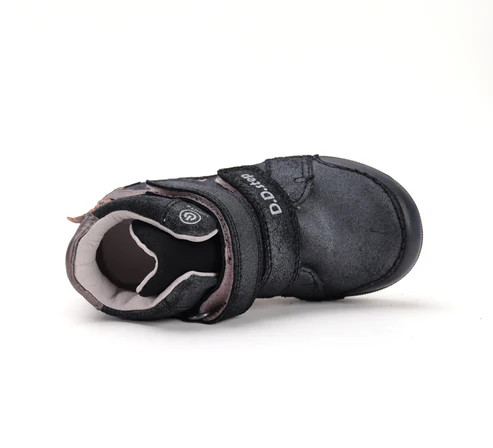 D.D.STEP Ghete fetiță până la gleznă 28 cu unicorni și LED