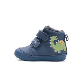 D.D.STEP Ghete îmblănite băieți 20 verde Dino