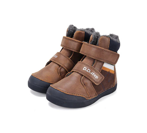 D.D.STEP Ghete îmblănite băieți 30 maro