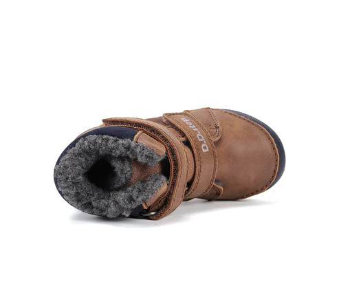 D.D.STEP Ghete îmblănite băieți 30 maro