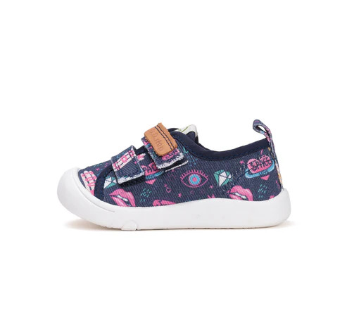 D.D.STEP pantofi din pânză pentru fete mărimea 25