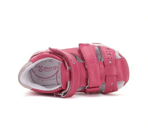 D.D.STEP SANDALĂ DE FATĂ CU BARETĂ LA VÂRF 23 INIMĂ