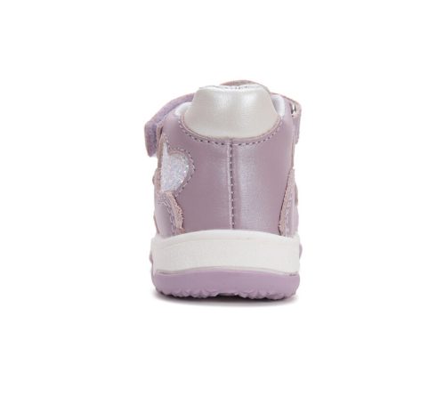 D.D. sandale cu baretă între degete pentru fete, mărimea 22, cu inimioare