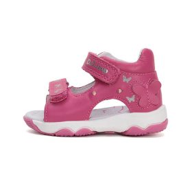 D.D.STEP sandale fetiță 21 cu LED fluture