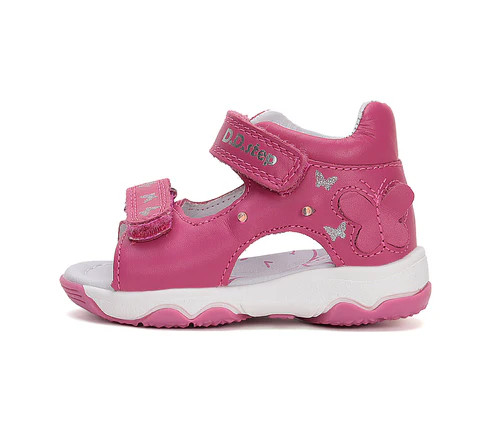 D.D.STEP sandale fetiță 21 cu LED fluture