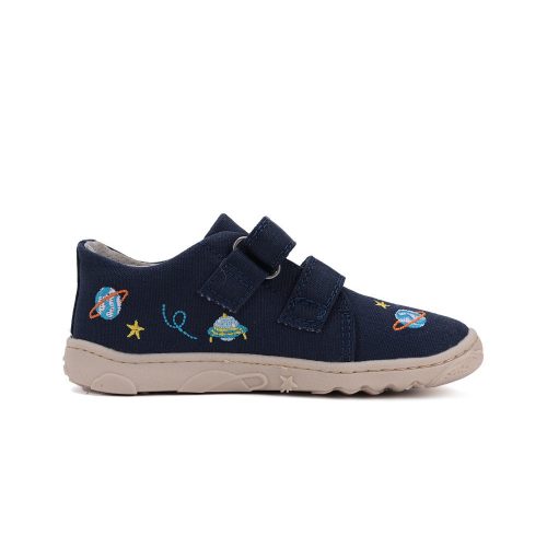 D.D.STEP BAREFOOT FIÚ VÁSZONCIPŐ 28 KÉK