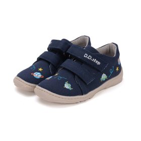 D.D.STEP BAREFOOT FIÚ VÁSZONCIPŐ 30 KÉK