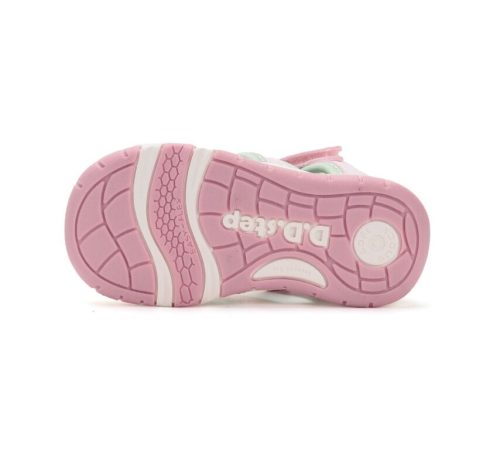 D.D.STEP QUICK DRY sandale fete mărimea 21 verde-roz