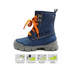D.D Step fiú téli bakancs 26 kék,fűzős
