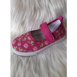 Super Cool lány balerinacipő, pink,virág