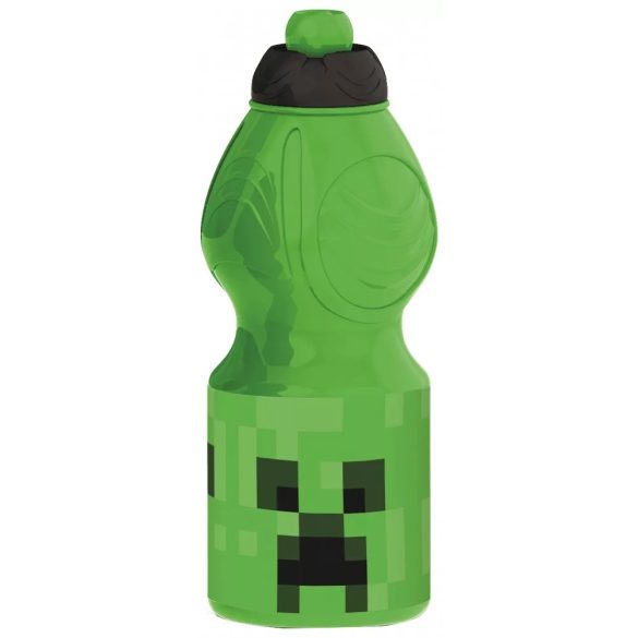 Minecraft kulacs zöld műanyag